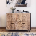 Cabinet COMFORT 100x80 cm brown/black