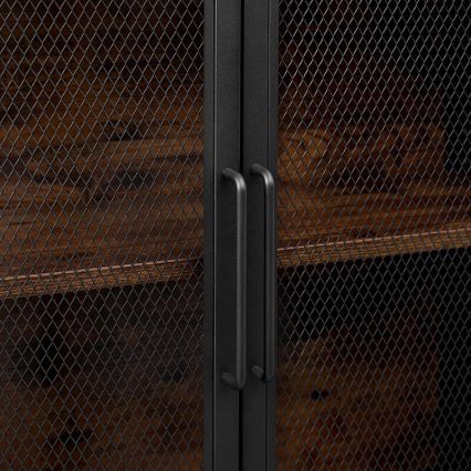 Cabinet FIRA black/brown