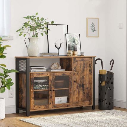 Cabinet FIRA brown/black