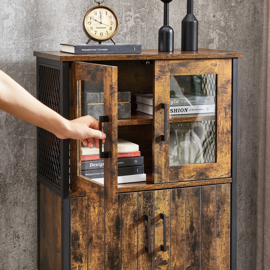 Cabinet FIRA brown/black