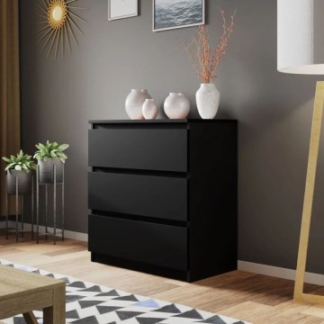 Cabinet MALWA 77x70 cm black