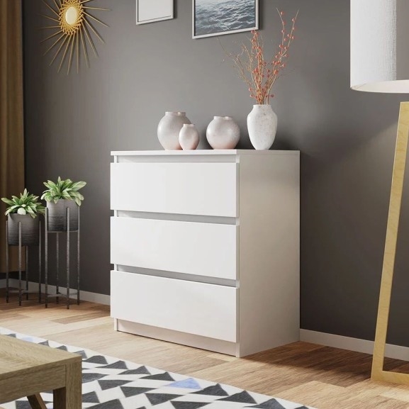 Cabinet MALWA 77x70 cm white