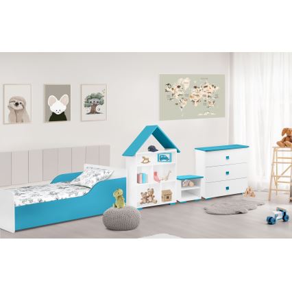 Cabinet PABIS 87x83 cm white/blue