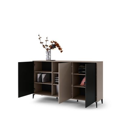Cabinet RONJA taupe/black
