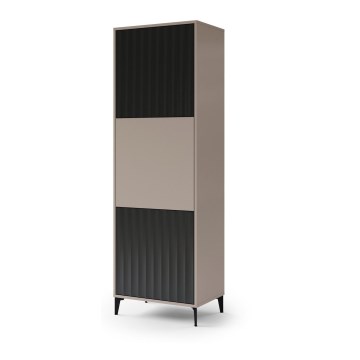 Cabinet RONJA taupe/black