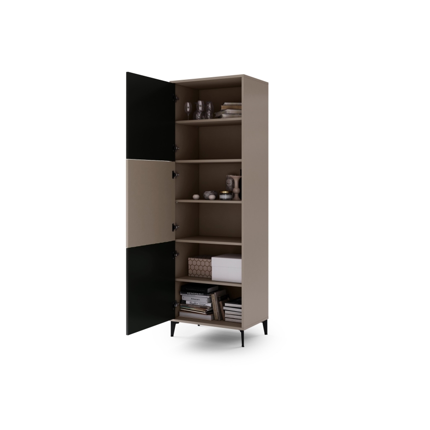 Cabinet RONJA taupe/black