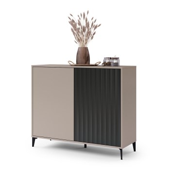 Cabinet RONJA taupe/black