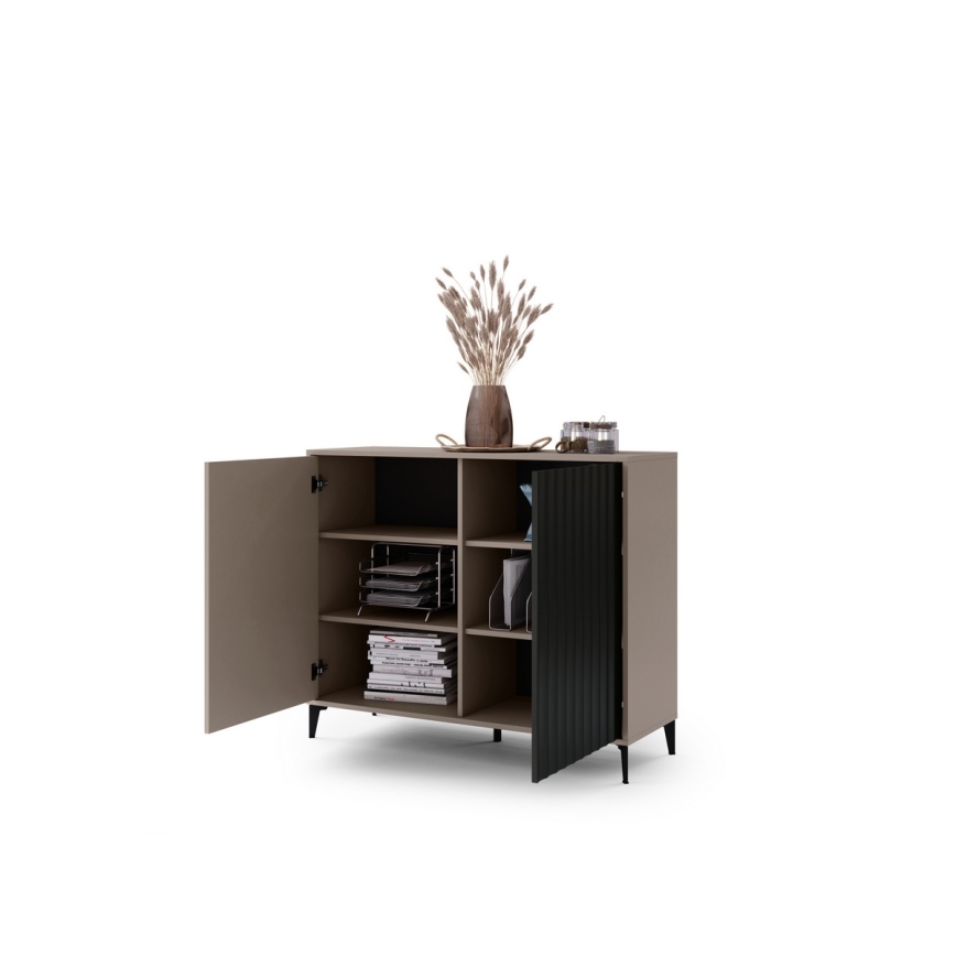 Cabinet RONJA taupe/black