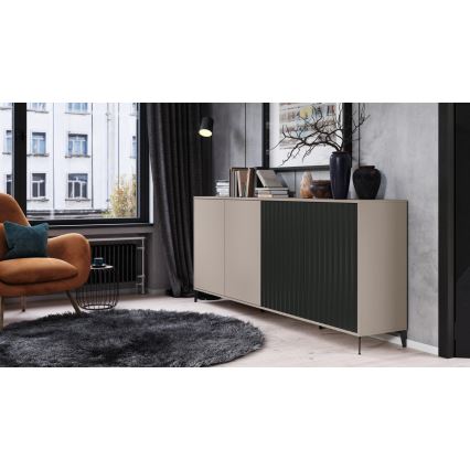 Cabinet RONJA taupe/black