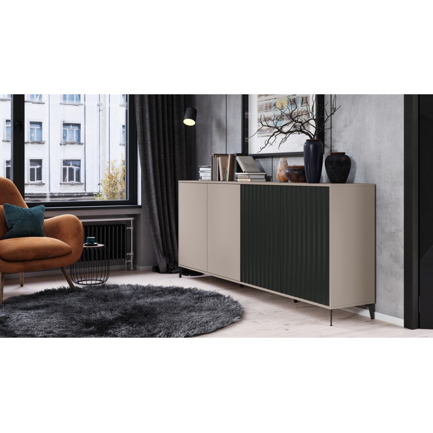 Cabinet RONJA taupe/black