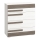 Cabinet SARPA 96x86 cm white/brown