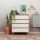 Cabinet SUVERA 86x70 cm white/beige