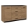 Cabinet TAYLER oak craft/black