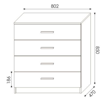 Cabinet TIMON oak wotan