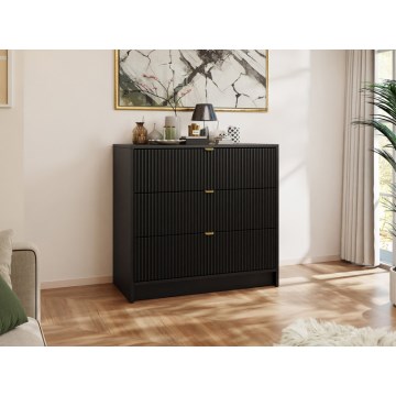 Cabinet TIRENO 75x80 cm black
