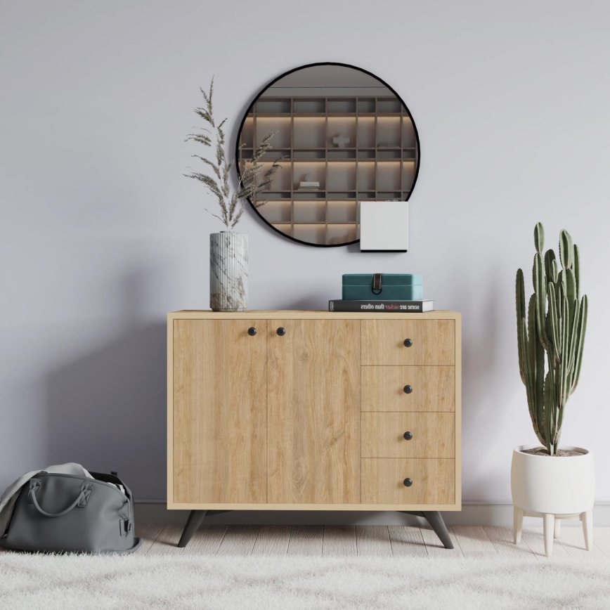 Cabinet WAGA 82x100 cm brown