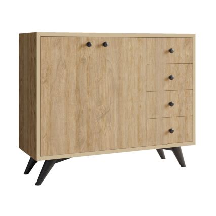 Cabinet WAGA 82x100 cm brown