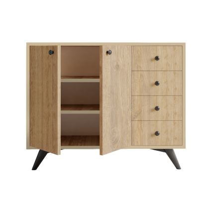 Cabinet WAGA 82x100 cm brown
