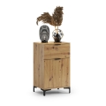 Cabinet with drawer LORA oak artisan