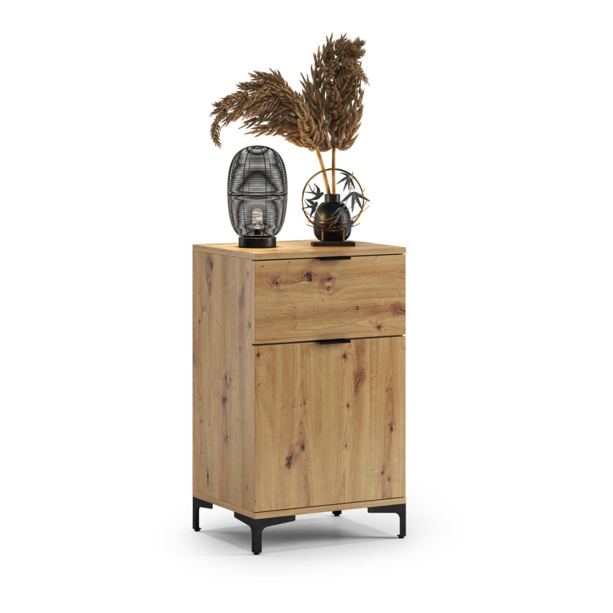 Cabinet with drawer LORA oak artisan