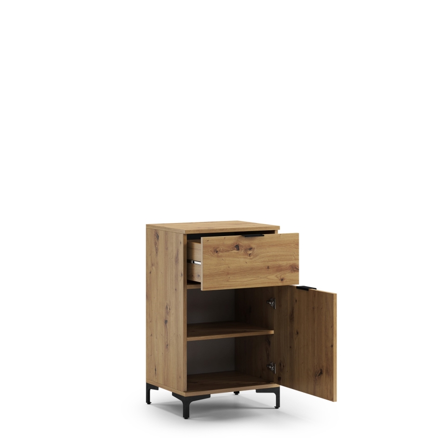 Cabinet with drawer LORA oak artisan