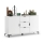 Cabinet with drawers and small door LORA white