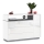 Cabinet with drawers FRED white/grey