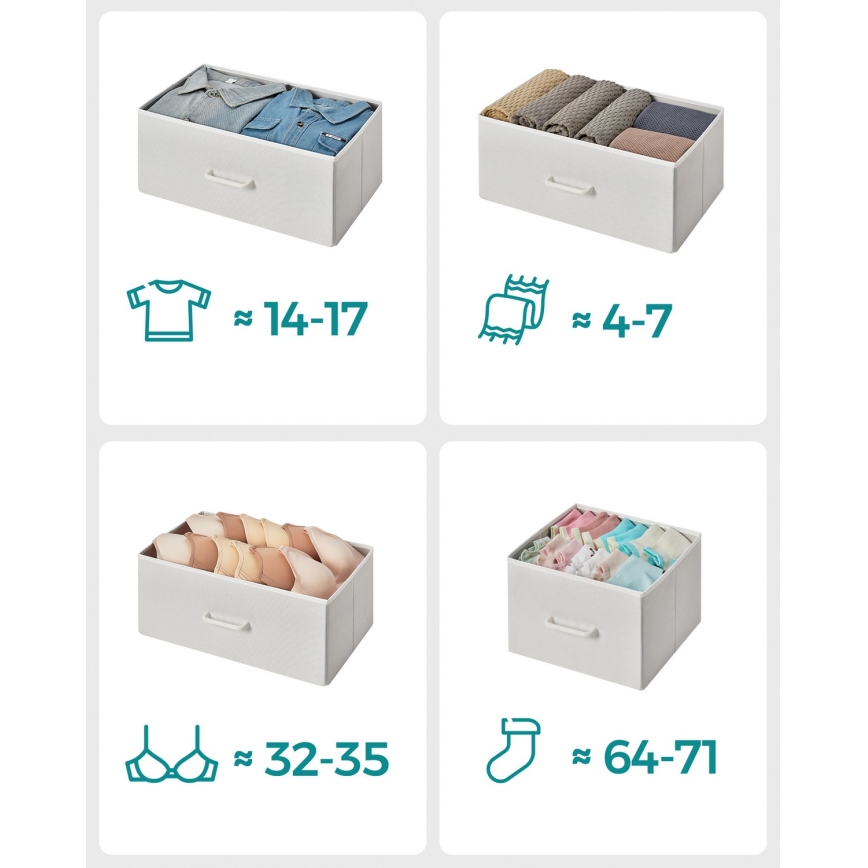 Cabinet with drawers KIRA white/brown