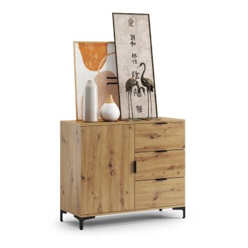Cabinet with drawers LORA oak artisan