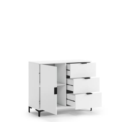 Cabinet with drawers LORA white
