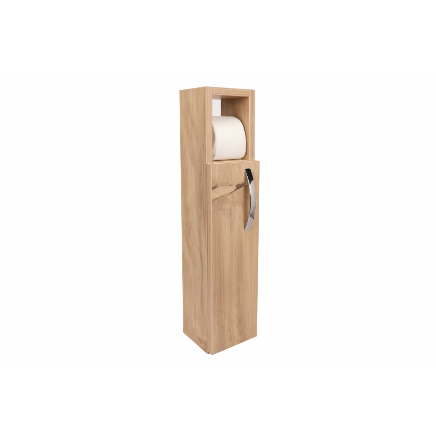 Cabinet with toilet paper holder STAR 65x15 cm brown