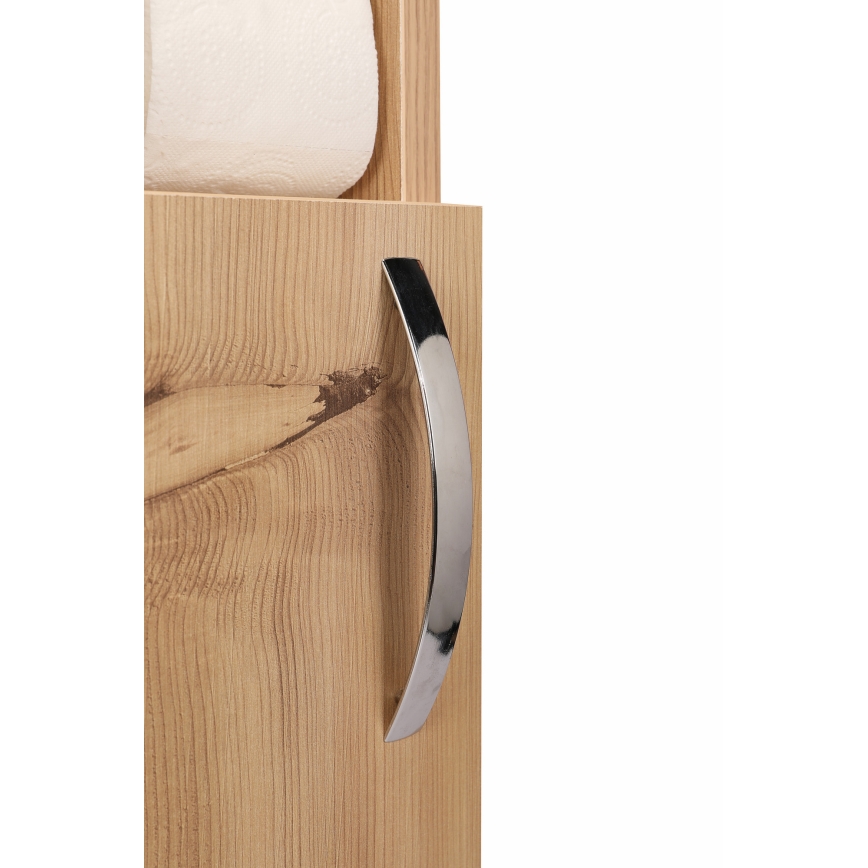Cabinet with toilet paper holder STAR 65x15 cm brown
