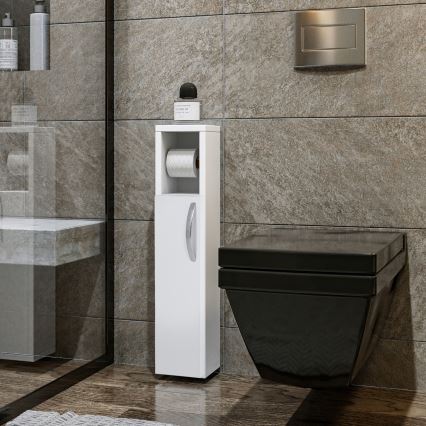 Cabinet with toilet paper holder STAR 65x15 cm white