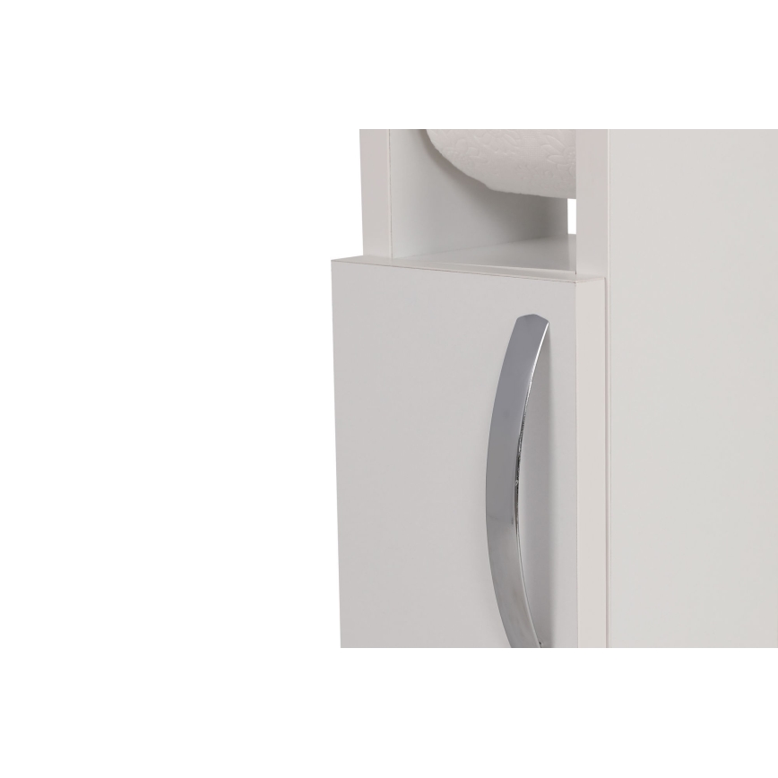 Cabinet with toilet paper holder STAR 65x15 cm white