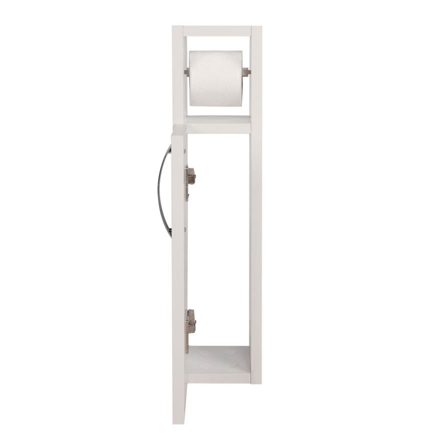 Cabinet with toilet paper holder STAR 65x15 cm white