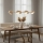 Cable-hung chandelier BOOM 6xG9/8W/230V beige