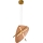 Cable-hung LED chandelier RELAX LED/15W/230V gold/smoky brown