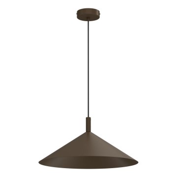 Cable-hung pendant ANEGA 1xGX53/15W/230V Ø 40 cm brown