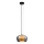 Cable-hung pendant lamp INSIEME 1x GX53/10W/230V, Ø 35 cm, smoky black