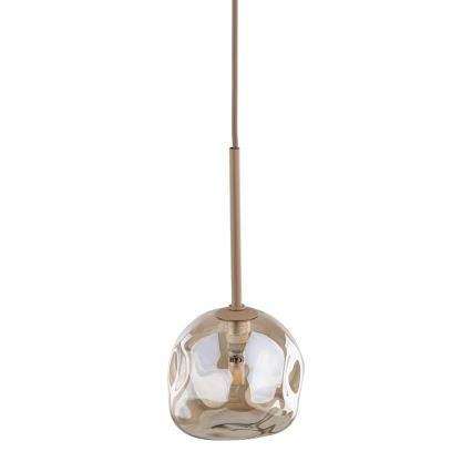 Cable-hung pendant LAVA 1xG9/8W/230V beige/smoked beige