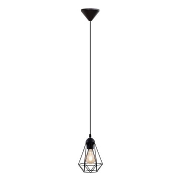 Cable-hung pendant light 1xE27/40W/230V black