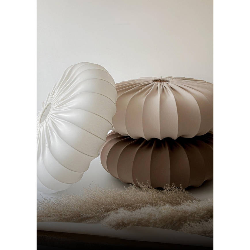 Cable-hung pendant light CAFEE 1xE27/40W/230V Ø 66 cm beige