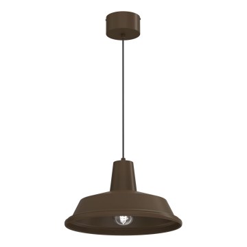 Cable-hung pendant light CLASS 1xE27/15W/230V brown