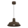 Cable-hung pendant light CLASS 1xE27/15W/230V brown