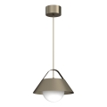 Cable-hung pendant light FUNDA 1xE27/15W/230V, bronze finish