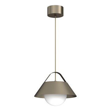 Cable-hung pendant light FUNDA 1xE27/15W/230V, bronze finish