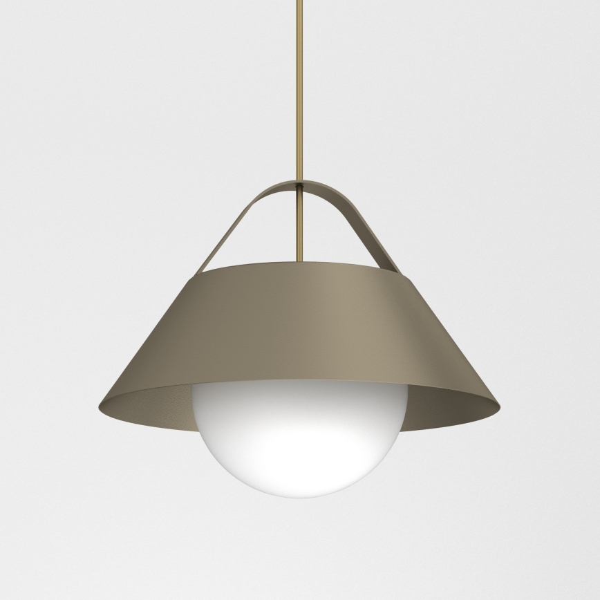 Cable-hung pendant light FUNDA 1xE27/15W/230V, bronze finish