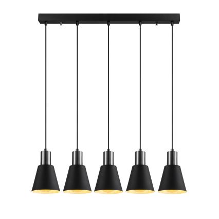 Cable-hung pendant light KEM 5xE27/40W/230V black