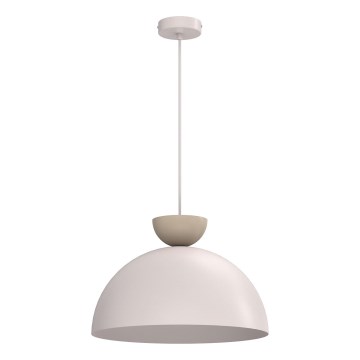 Cable-hung pendant light NEVIS 1xE27/15W/230V Ø 38 cm cream