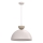 Cable-hung pendant light NEVIS 1xE27/15W/230V Ø 38 cm cream